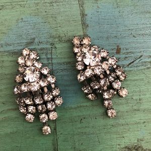 ✨Vintage ✨Drop Rhinestone Earrings